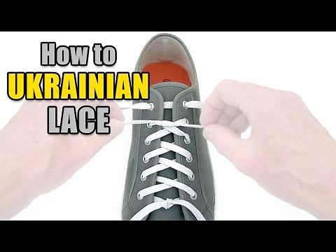Ukrainian Lacing Tutorial – Professor Shoelace