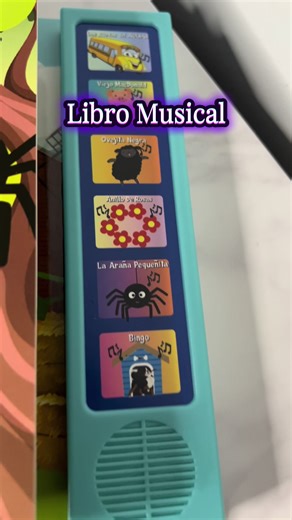 Libro Musical, canciones para niños#books #cancionesparaniños #niños #musicalbooks #tiktokshopblackfriday