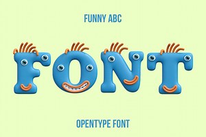Funny ABC Font - HandMadeFont ...