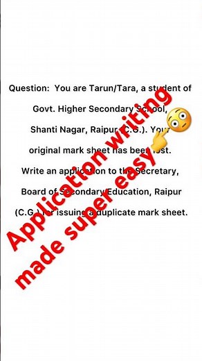 🎯 How to write application for duplicate mark sheet Full Guide — Student Must Watch!👍🏻