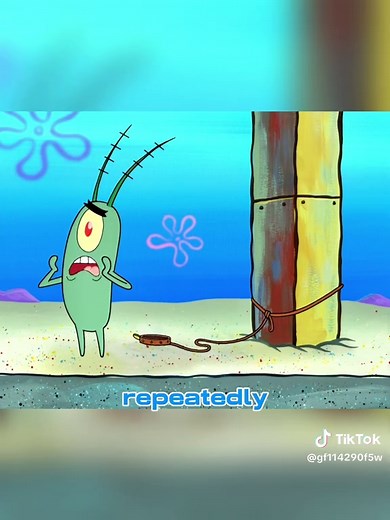 Do you know how adorable Plankton’s pet is?#fypシ゚viral #movie #tiktok #usa #spongebob