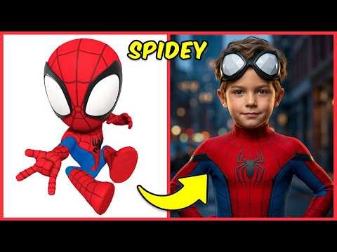 SPIDEY in REAL LIFE 🕷️🔥 + Guess the VOICE...! 🔊