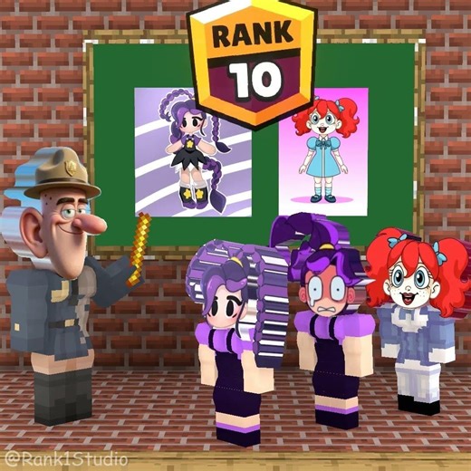 Two versions, Sprunki Lily and Doll Poppy, in the nonstop singing challenge of City Boy!