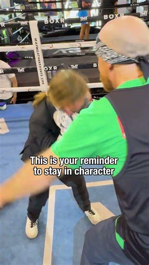 Is this boxer acting or is she savage?!