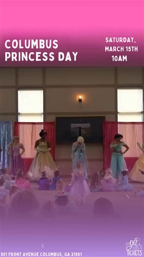 70 reactions · 40 shares | ✨Columbus Princess Day✨ Saturday, March, 15th, 2025. Join us for a magical day at Columbus Georgia Convention & Trade Center - Sycamore Ballroom.  VIP & General Sessions Available. Get Your Tickets Now! | Pretty Princess Parties | Facebook