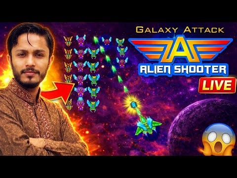 Galaxy Attack Alien Shooter Live 🔥 Epic Space Battle | Gaming Live Bangla