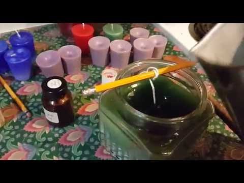 How to fix the sunken in wax on a candle