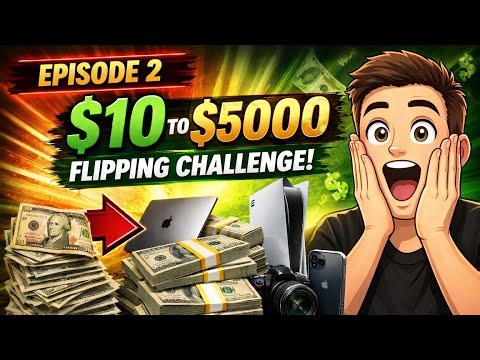 $10 → $5000 Flipping Challenge Continues! (GameCube Flip 🔥) | Episode 2