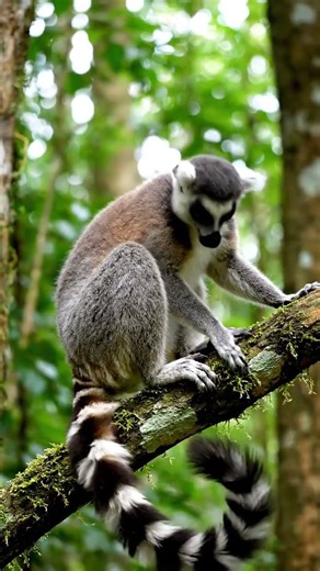 Lemur's INSANE Tree-Jumping Skills!