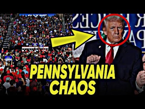 Trump gives TERRIBLE Speech to TINY CROWD in Pennsylvania