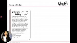 WonderVideo: How to use the Round Robin card