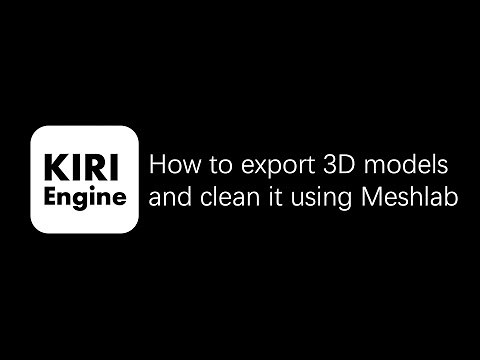 How to export 3D model to your favorite 3D editor
