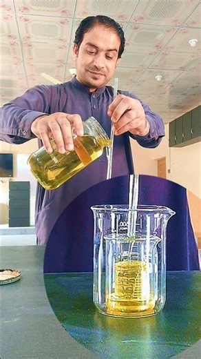 When I Poured Oil… The Beakers Started Disappearing!