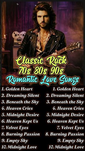 Romantic Classic Rock Songs 70s, 80s, and 90s Style❤️(Vol. 13) #lovesongs #rockballads #sadsongs