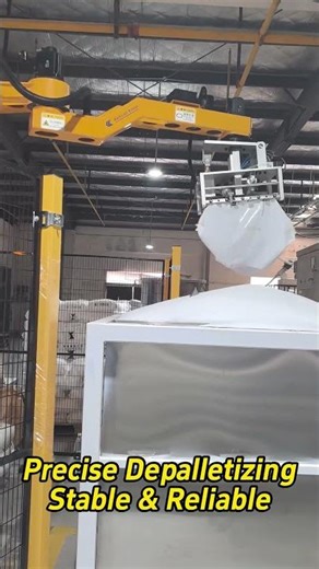 Full Automation Solution #depalletizing #depalletizer #unpacking #robot #factory #palletizing