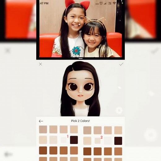 making Kaycee from Kaycee and Rachel in Wonderland family