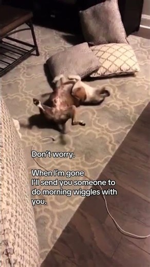 The back-scratch wiggles were Charlie’s signature move