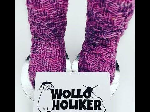 Baby Spiralsocken stricken 0-3 Monate