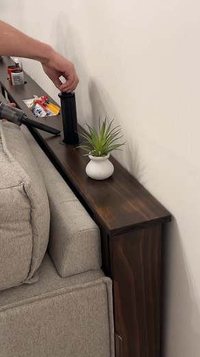 Custom couch console table #custom #process #diy #handmade #woodworking #diydesign