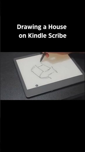 Drawing a House on Kindle Scribe