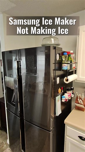 Samsung Ice Maker Not Making Ice #appliancerepair #homerepair #samsung #icemaker #noice