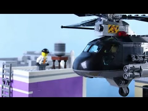 LEGO City Prison Helicopter Escape STOP MOTION LEGO Police & More | Billy Bricks Compilations