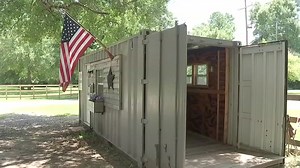 Non-profit turns shipping containers into homes for veterans