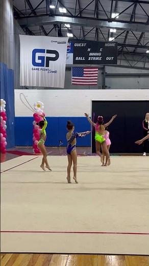 Warm up gymnastics competition #usa #gymnast #kids #спорт