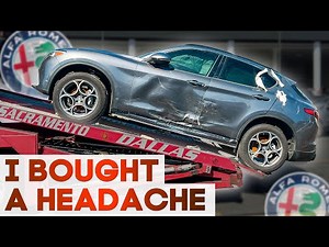 Bought A Clean Title Wrecked 2022 Alfa Romeo Stelvio, Sight Unseen 50% OFF From A Salvage Auction!