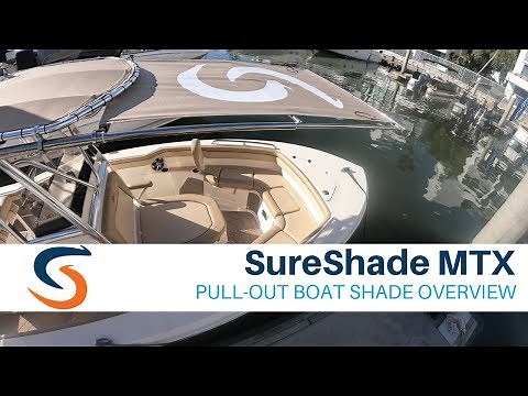 SureShade MTX Pull-Out Boat Shade Demo & Overview