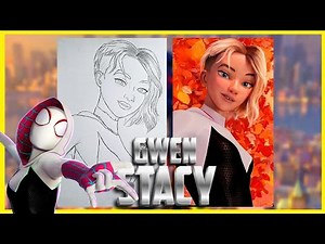 COMO DESENHAR A GWEN STACY DO FILME HOMEM ARANHA NO ARANHAVERSO 2023 - PASSO A PASSO
