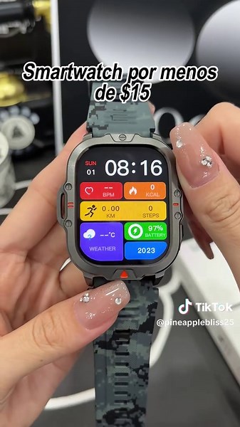 This is the latest smart watch with #LEDLight! #smartwatch #outdoorgears #Outdoors #sportswatch #watch #TikTokShop #goodthing #cool #tiktokishop#giftideas #TikTokShopDealsforyoudays #dealsforyoudays