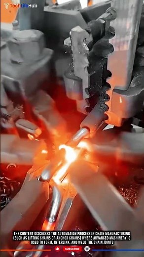 Innovation Automatic Chain Machine: Fast, Strong, Precision Welded Chain Fabrication #tech