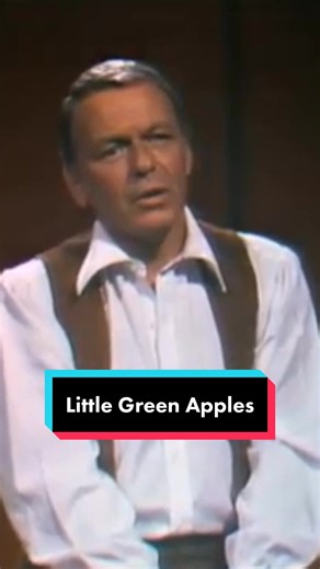 Goodbye! Frank SInatra performing the lovely tune “Little Green Apples” from the 1968 album ‘Cycles’ 🍏