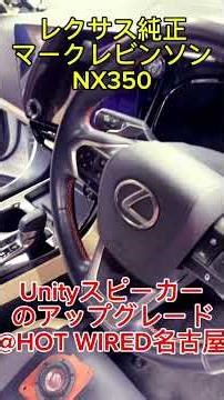 Lexus NX350: Genuine Lexus Mark Levinson Speaker Replacement @HOT WIRED Nagoya Unity Speaker Upgr...