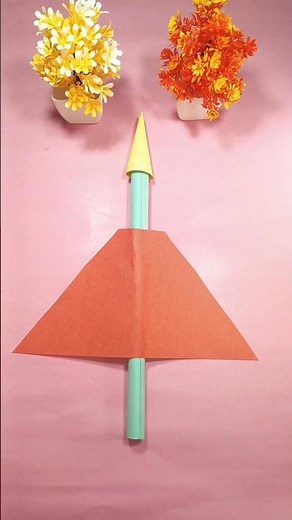 "How to Make a Flying Paper Rocket ✨"