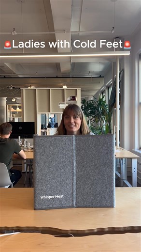 Here’s what makes Whisper Heat your new cold-weather workday essential: ✅ Uses only 300W (80% less power than a space heater) ✅ Creates a cozy warm zone around your feet and legs ✅ Workplace-friendly and completely silent ✅ Folds flat for storage in seconds ✅ Customize your comfort 3 different heat settings ✅ Set and forget safely with built-in shutoff timer | Whisper Heat