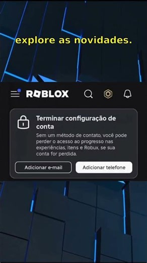 Novo Menu #Roblox #NoticiasRobloxBR