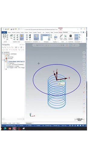 Tips Mastercam: phần số 33 Linearize helixes / ram contour 2D | Trong Hieu