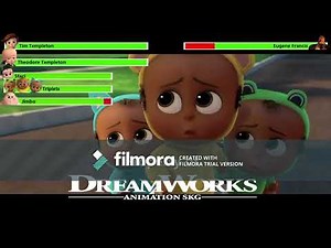 The Boss Baby Lady-Man Chase with healthbars