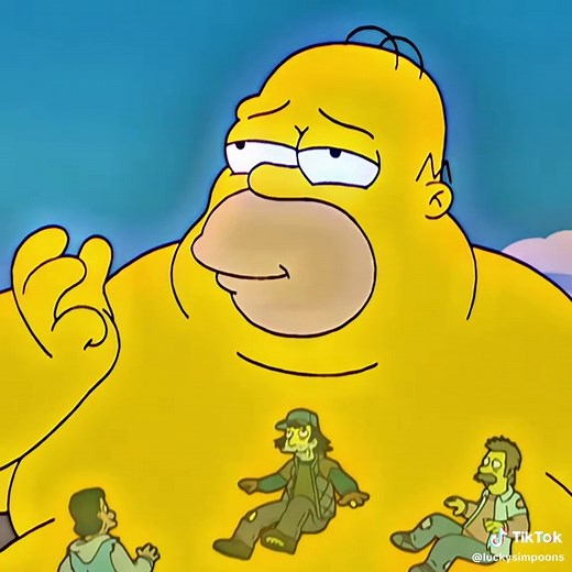 Cuando Homero se vuelve un monstruo.#simpsons | homero simpson