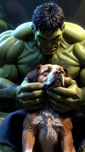 hulk or dog#hulk #dog 🐕🐶