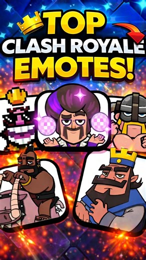 TOP 1% CLASH ROYALE EMOTES 🤯🔥#clashroyale #shorts
