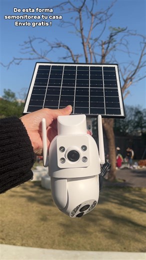 Wireless Dual Lens Security Camera with Color Night Vision