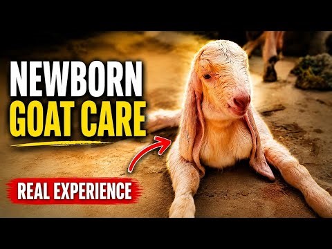 Newborn Baby Goat Care | First 24 Hours Full Routine.How I Take Care of My Newborn Goat Baby 🐐