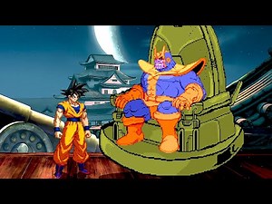 GOKU (Dragon Ball) vs THANOS (Marvel Universe) - Clash of the Titans!