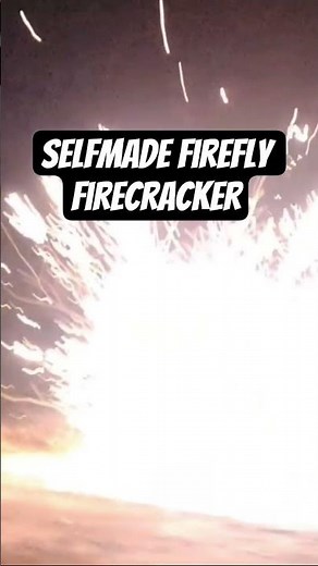 Selfmade flash powder firefly firecracker #flashpowder #fireworks #selfmade #firecracker #pyro
