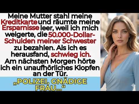 Meine Familie schwieg, als meine Mutter meine Karte stahl – 50.000 $ fürs Haus meiner Schwester