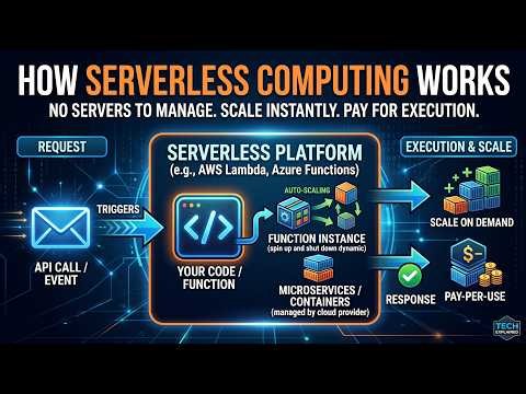 How Serverless Computing Works – Running Software Without Managing Servers.
