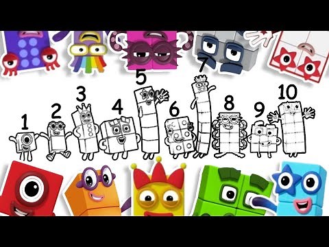 (Numberblocks) How To Draw Numberblocks 1 To 10 | Drawing & Coloring Tutorial For Kids | Art Start